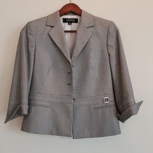 Kasper Ladies 2 Piece Skirt Suit Size 2 Petite